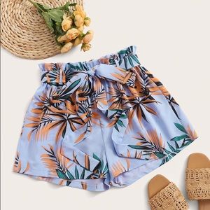 Tropical Print Shorts